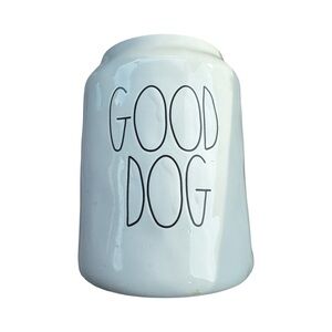 Rae Dunn “GOOD DOG” Ceramic Pet Treat Jar Canister – No Lid